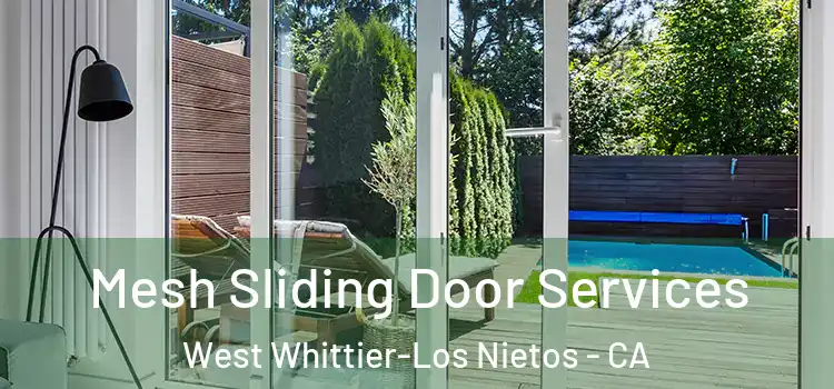 Mesh Sliding Door Services West Whittier-Los Nietos - CA